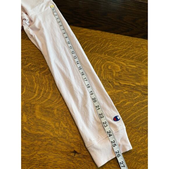 CHAMPION Notre Dame Fighting Irish Long Sleeve T-Shirt Sz XL Pink University - Picture 8 of 9